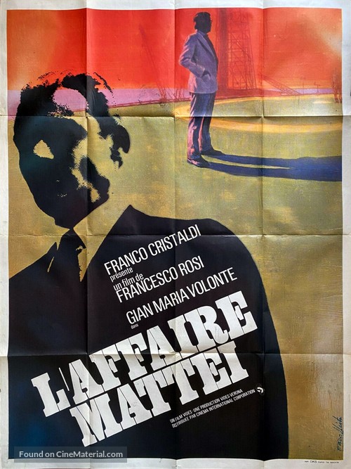 Caso Mattei, Il - French Movie Poster