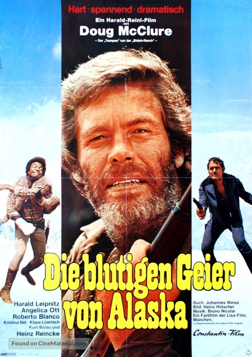 Blutigen Geier von Alaska, Die - German Movie Poster