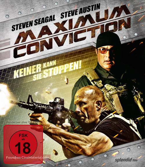 Maximum Conviction - German Blu-Ray movie cover