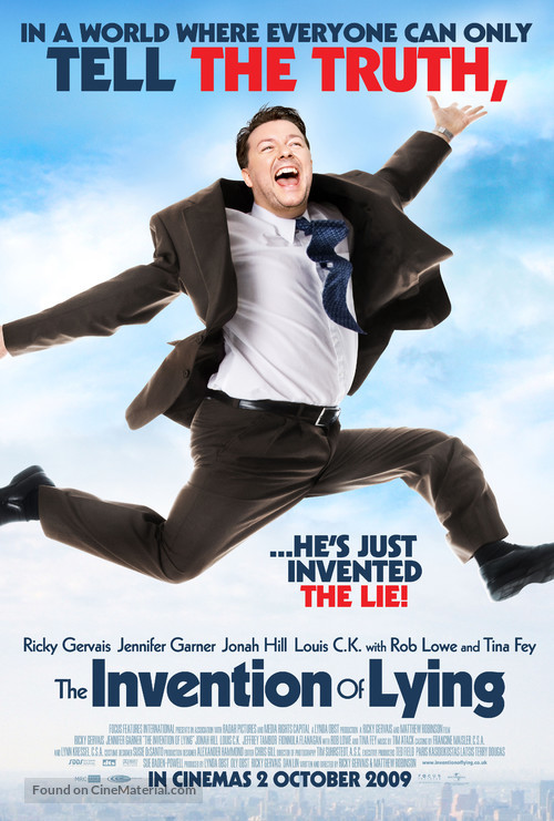The Invention of Lying - British Movie Poster