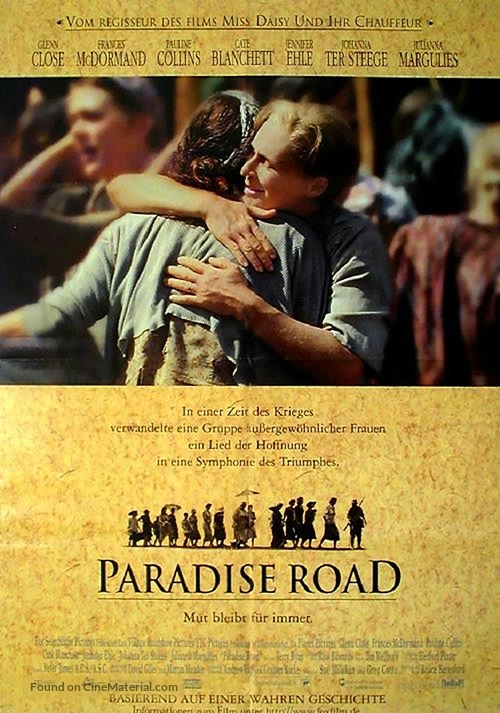 Paradise Road - German Movie Poster