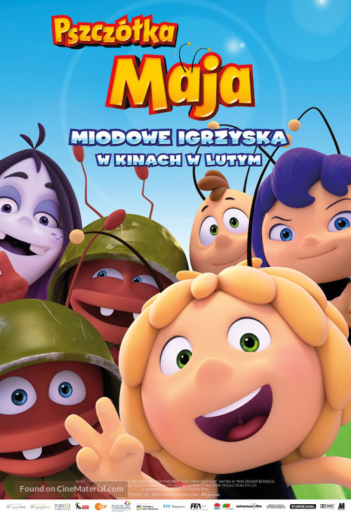 Maya the Bee: The Honey Games - Polish Movie Poster
