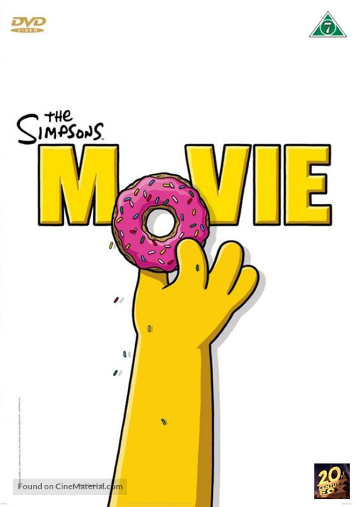 The Simpsons Movie - Danish Movie Cover