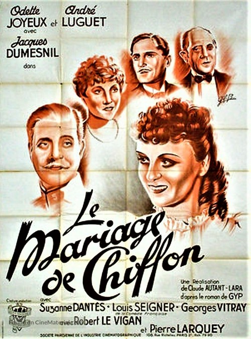 Mariage de Chiffon, Le - French Movie Poster