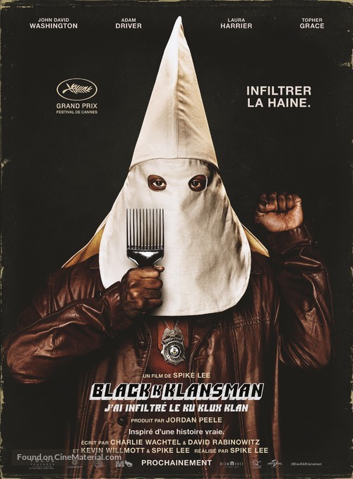 BlacKkKlansman - French Movie Poster