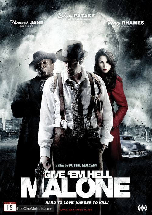 Give &#039;em Hell, Malone - Norwegian DVD movie cover