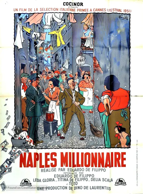 Napoli milionaria - French Movie Poster