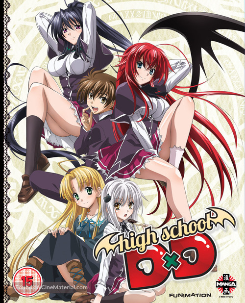 &quot;High School DxD&quot; - British Blu-Ray movie cover