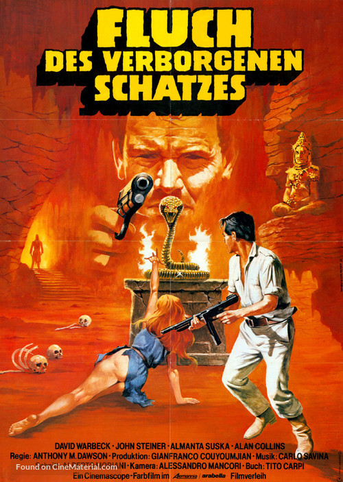 Cacciatori del cobra d&#039;oro, I - German Movie Poster