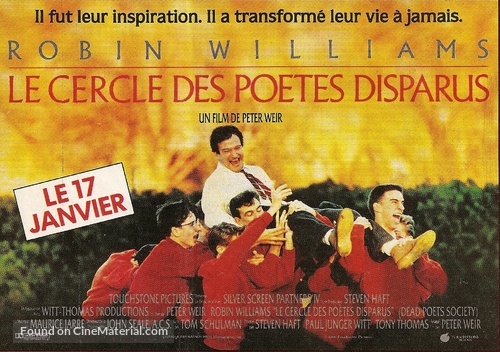 Dead Poets Society - French Movie Poster