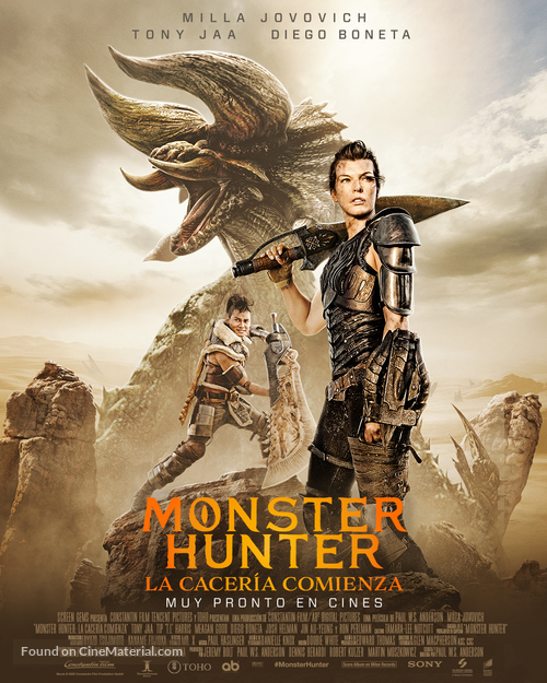 Monster Hunter - Mexican Movie Poster