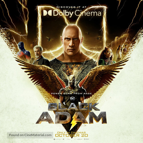 Black Adam - International Movie Poster