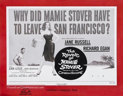 The Revolt of Mamie Stover - poster