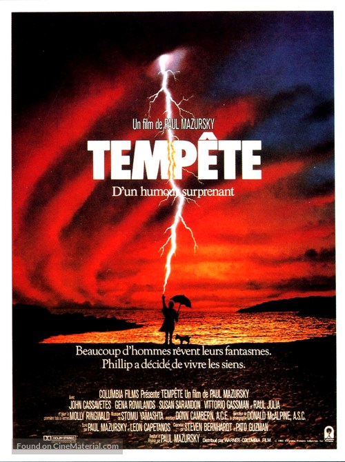 Tempest - French Movie Poster