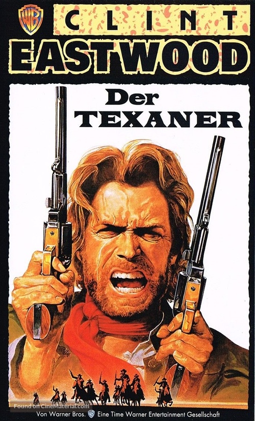 The Outlaw Josey Wales - German VHS movie cover