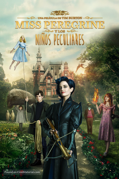 Miss Peregrine&#039;s Home for Peculiar Children - Mexican Movie Cover