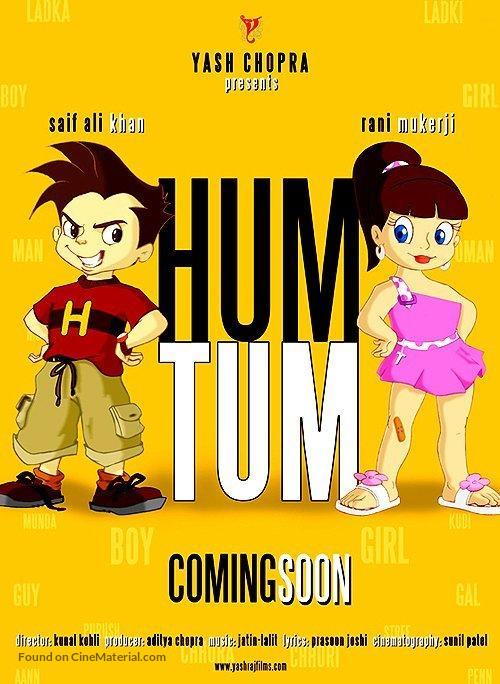 Hum Tum - Indian Movie Poster
