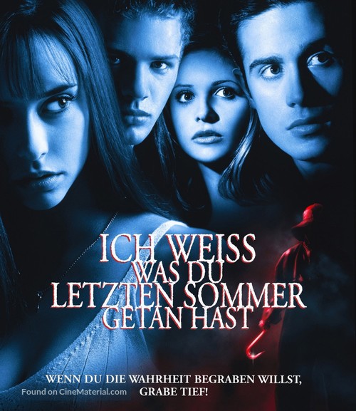 I Know What You Did Last Summer - German Blu-Ray movie cover