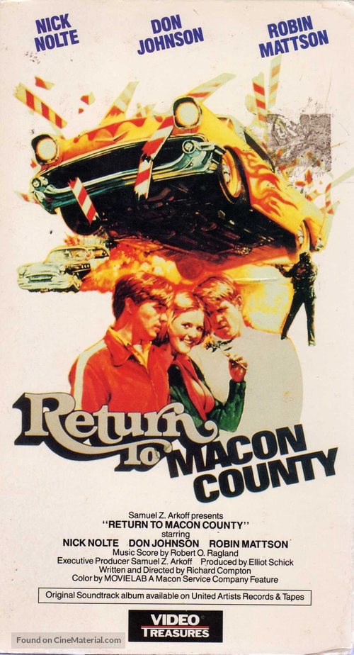 Return to Macon County - VHS movie cover