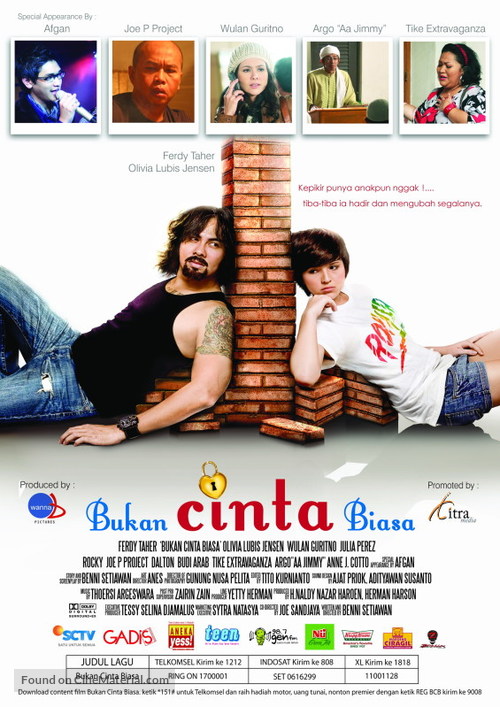 Bukan cinta biasa - Indonesian Movie Poster