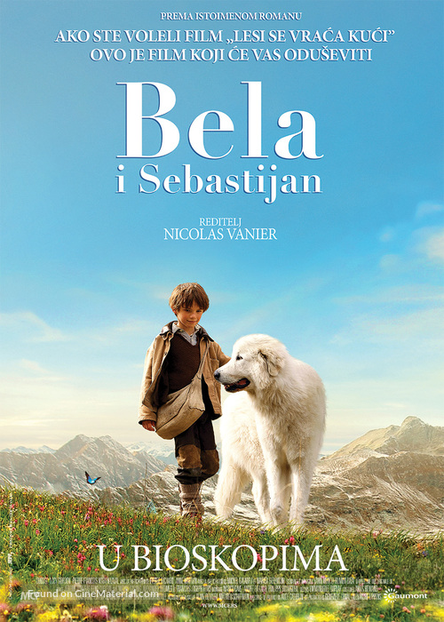 Belle et S&eacute;bastien - Serbian Movie Poster
