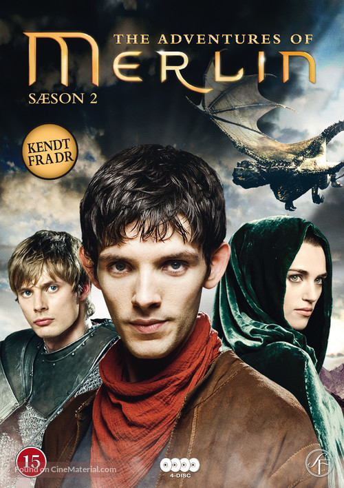 &quot;Merlin&quot; - Danish DVD movie cover