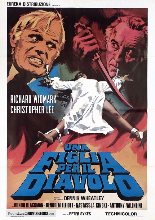 To the Devil a Daughter - Italian Movie Poster