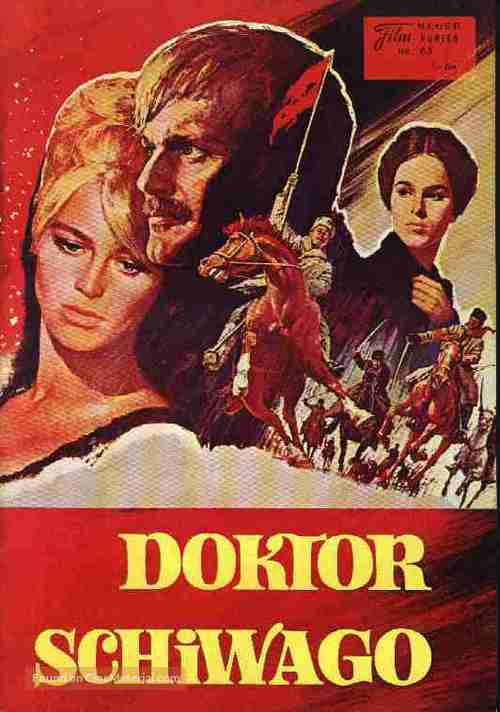 Doctor Zhivago - German DVD movie cover