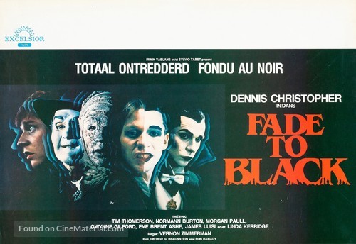 Fade to Black - Belgian Movie Poster