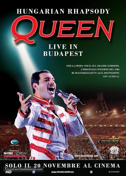 Var&aacute;zslat - Queen Budapesten - Italian Re-release movie poster