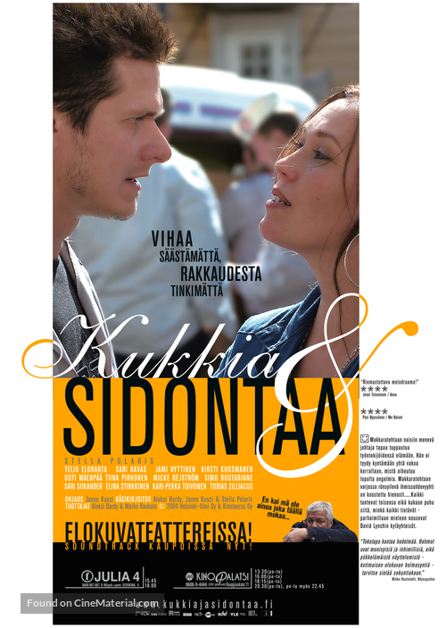 Kukkia &amp; sidontaa - Finnish Movie Poster