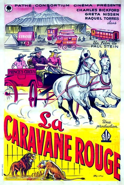Red Wagon - French Movie Poster