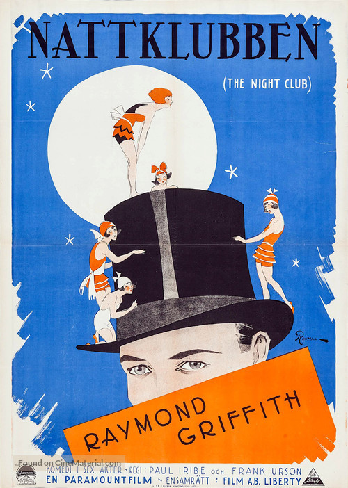 The Night Club - Swedish Movie Poster