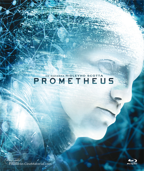 Prometheus - Czech Blu-Ray movie cover