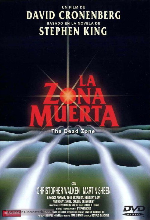 The Dead Zone - Spanish DVD movie cover