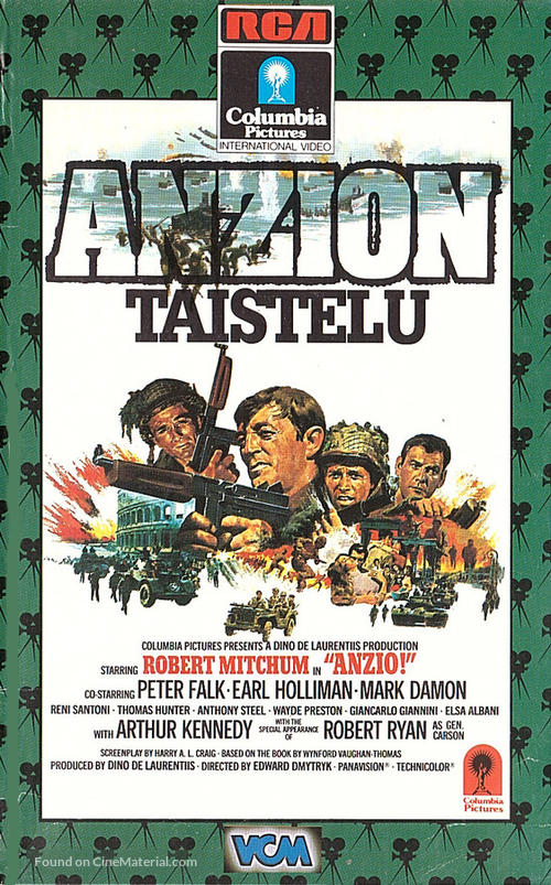 Lo Sbarco di Anzio - Finnish VHS movie cover