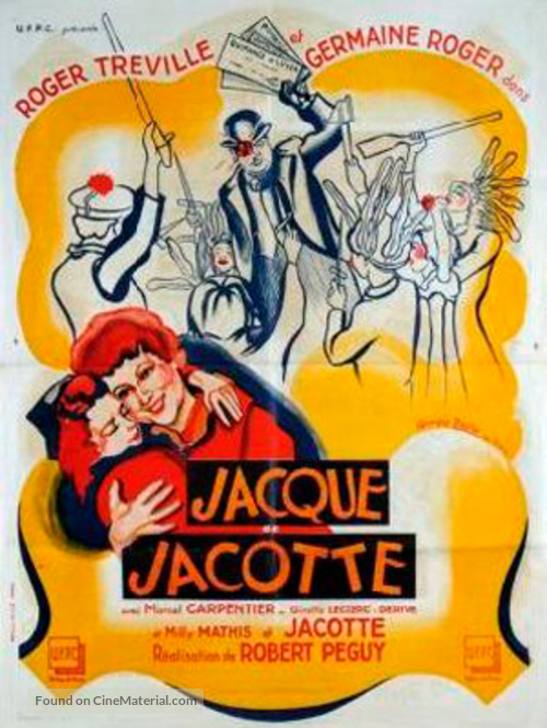 Jacques et Jacotte - French Movie Poster
