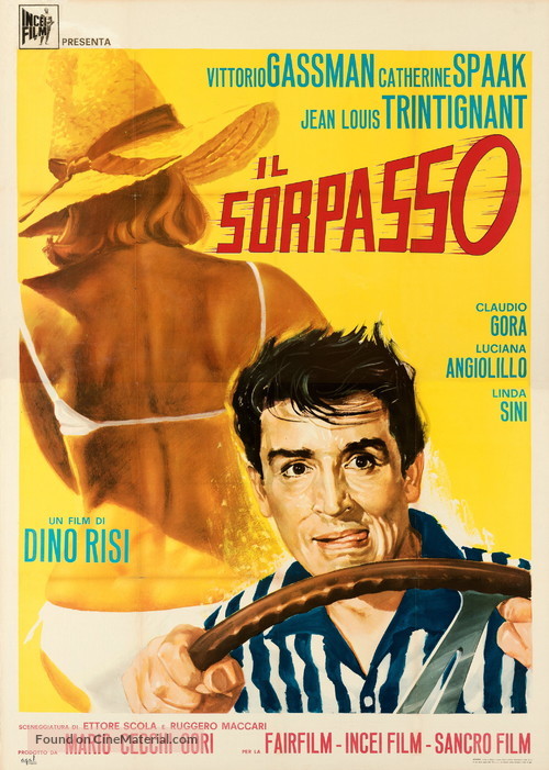 Il sorpasso - Italian Movie Poster