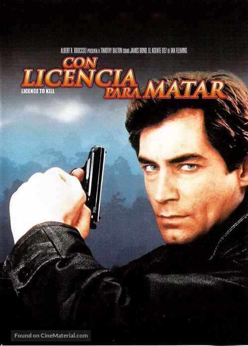 Licence To Kill - Mexican DVD movie cover