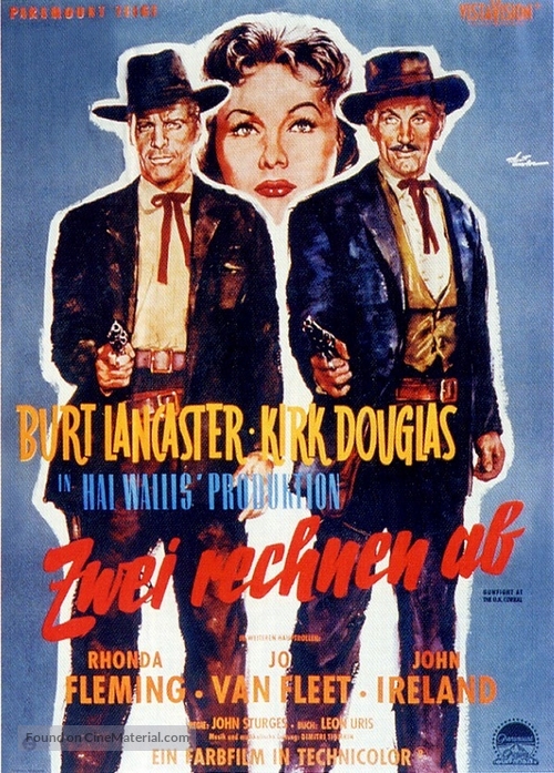 Gunfight at the O.K. Corral - German Movie Poster