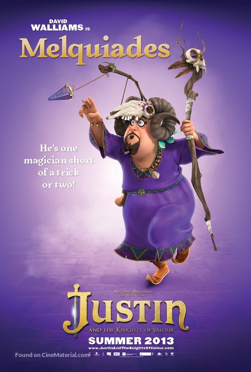 Justin and the Knights of Valour - British Movie Poster