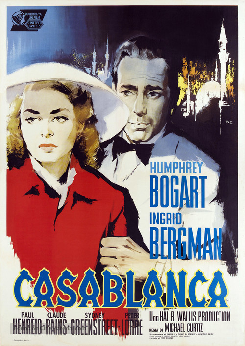 Casablanca - Italian Movie Poster