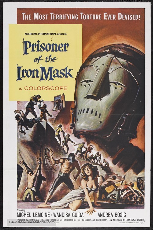 La vendetta della maschera di ferro - Movie Poster