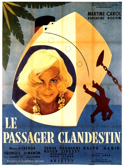 The Stowaway - French Movie Poster