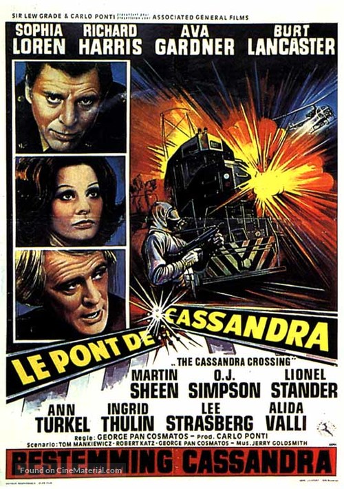The Cassandra Crossing - Belgian Movie Poster