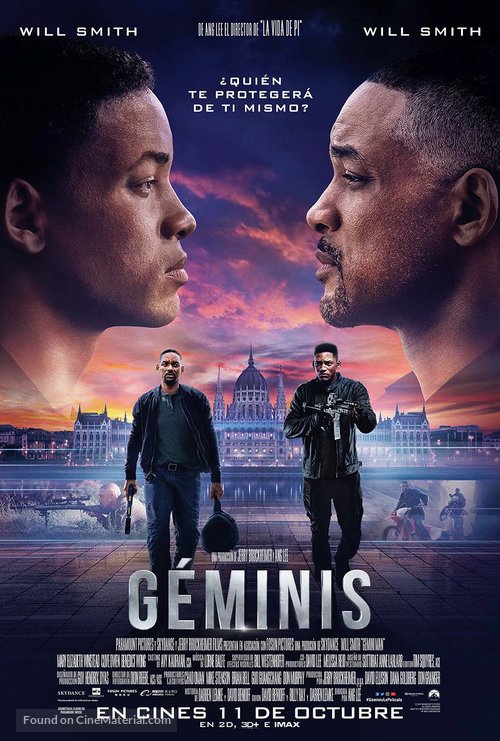 Gemini Man - Spanish Movie Poster