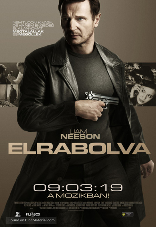 Taken - Hungarian Movie Poster