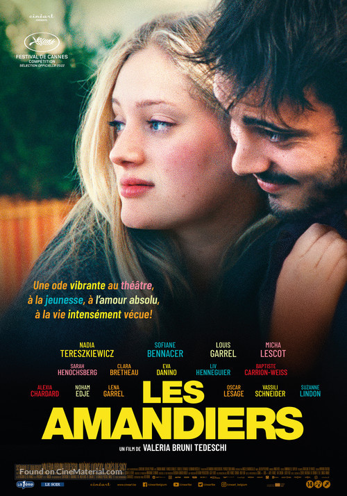 Les Amandiers - Belgian Movie Poster