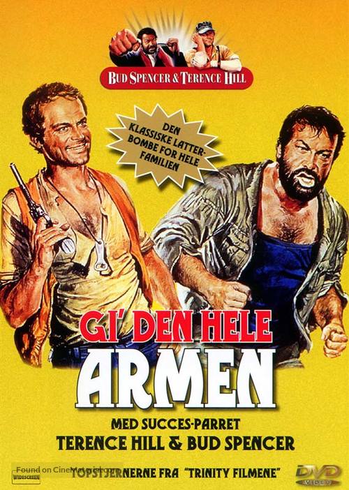 Pi&ugrave; forte, ragazzi! - Danish DVD movie cover