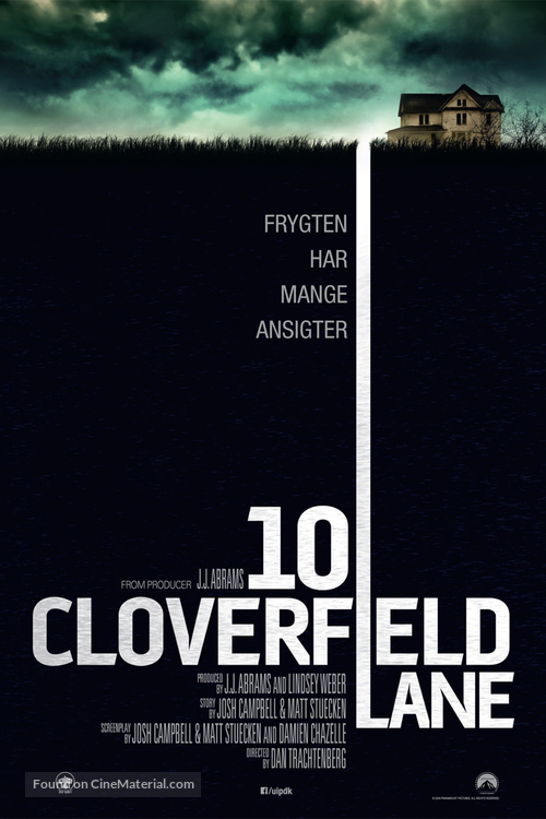 10 Cloverfield Lane - Danish Movie Poster